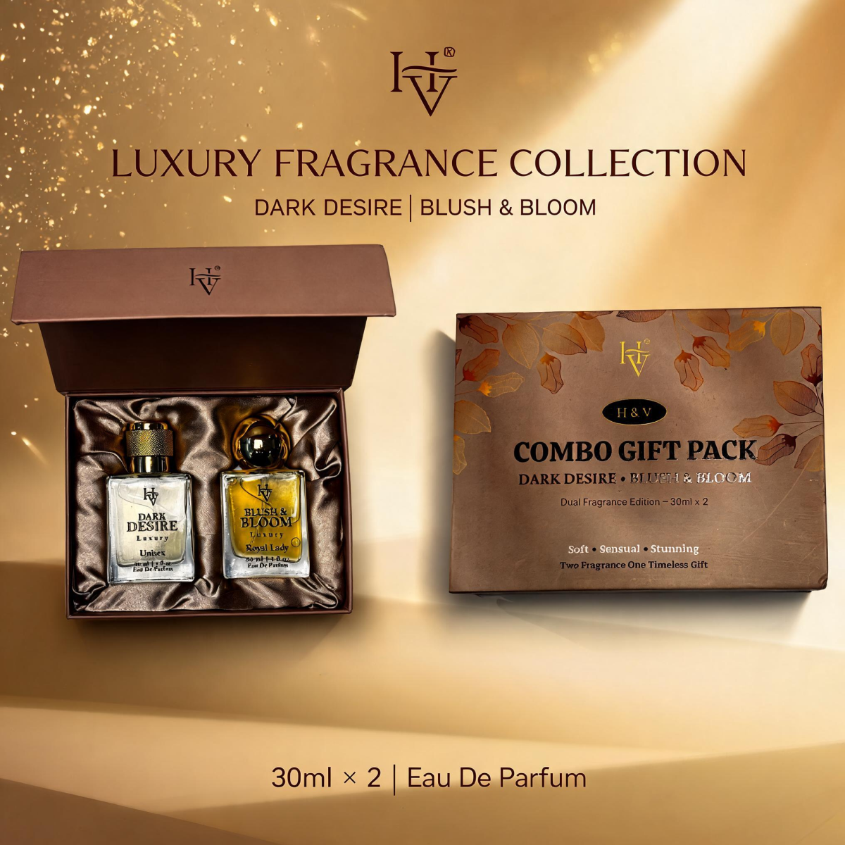 H&V Combo Gift Pack – Dark Desire & Blush & Bloom - Image 3