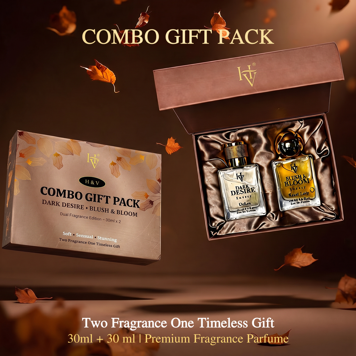 H&V Combo Gift Pack – Dark Desire & Blush & Bloom